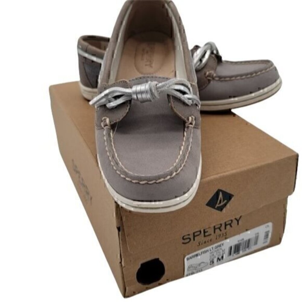 Sperry Barrelfish Lt. Grey size 5M - Picture 2 of 8